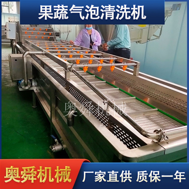 超聲波果蔬清洗機 果蔬臭氧去農(nóng)殘凈菜機 蔬菜大型清洗設備