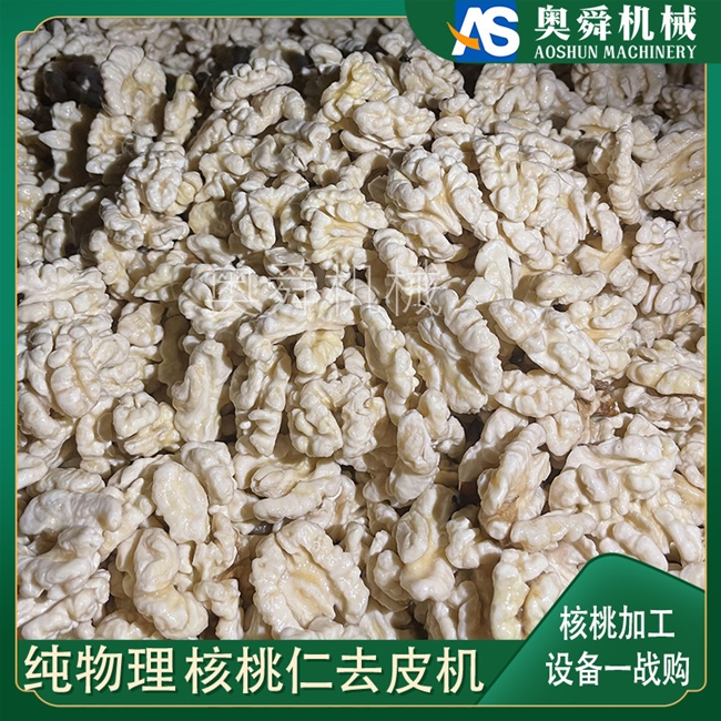 核桃仁去皮機 ?廠家供應(yīng)核桃醬清洗加工設(shè)備 核桃仁清洗去皮機